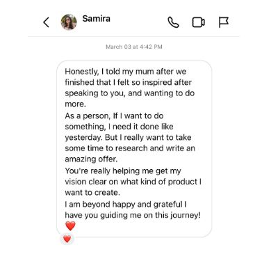 AFTER OUR FIRST SESSION